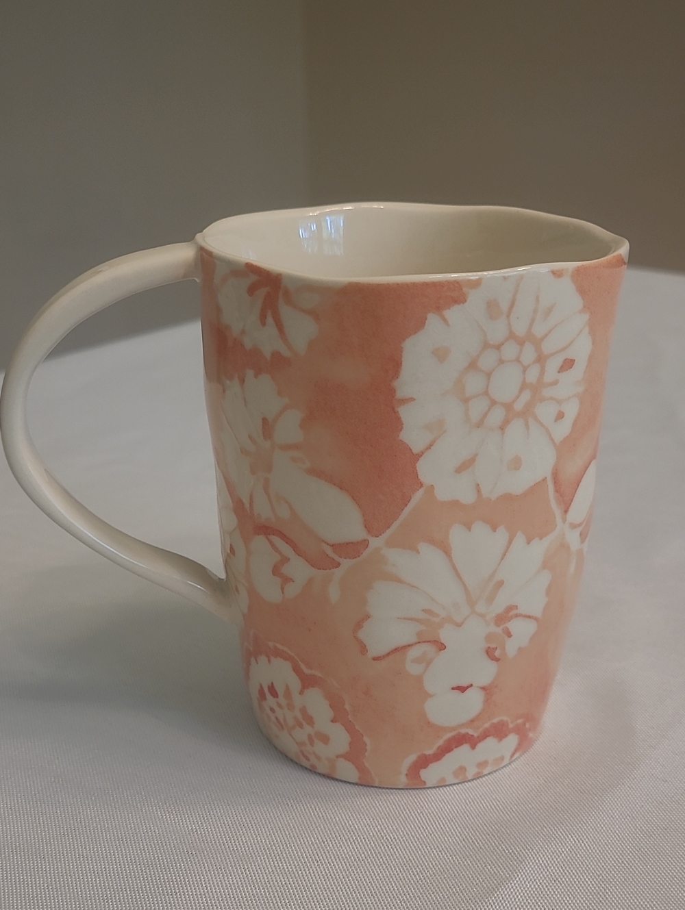 Peach Irene Mug by Anthropologie